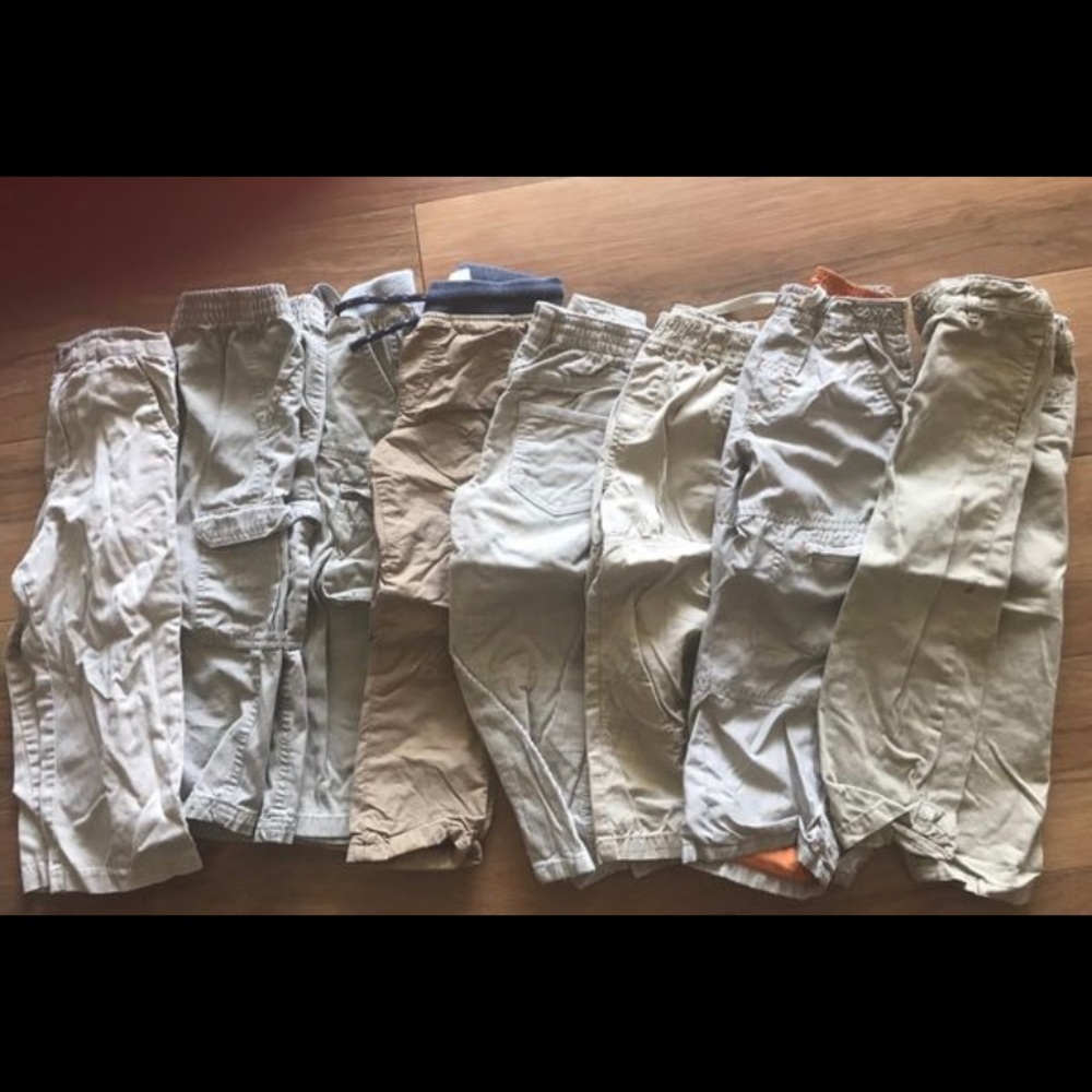 3T tan boy pants